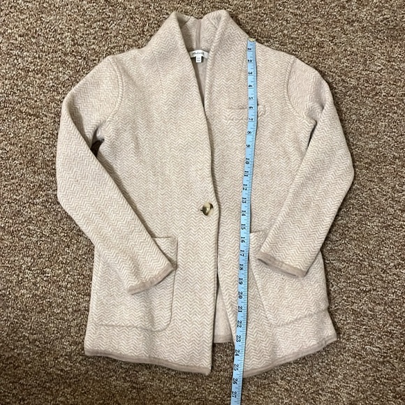 Madewell Herringbone Mattson Sweater Coat Size XXS - Picture 9 of 12